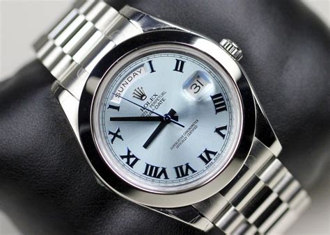 rolex day date ii president platinum blackout|rolex platinum day date reference.